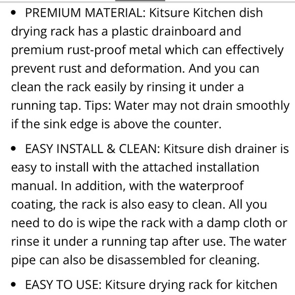 Black Dish Drying Rack - Picture 3 of 5